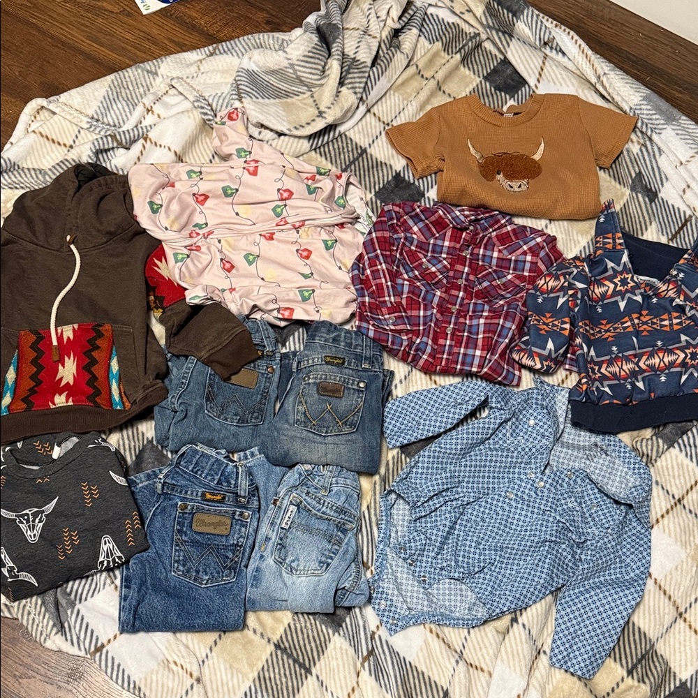 1t and 2t western boy bundle